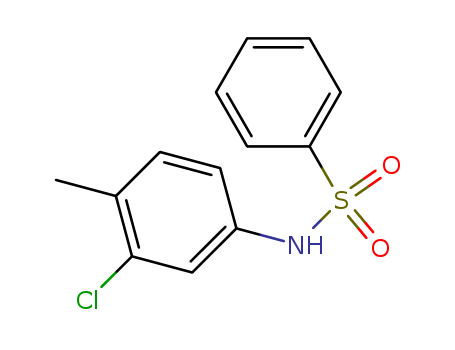 Benzenesulfonamide,N-(3-chloro-4-methylphenyl)- cas  16937-26-1