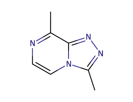 Molecular Structure of 19848-78-3 (3,8-Dimethyl-1,2,4-triazolo[4,3-a]pyrazine)