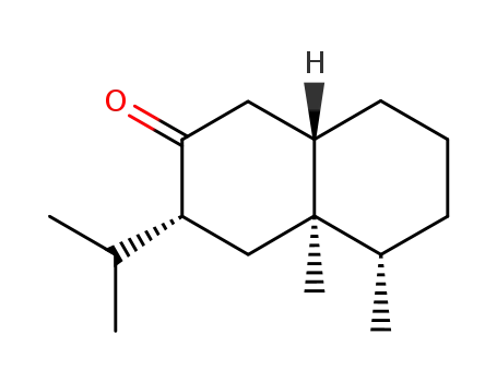 Molecular Structure of 55332-03-1 (4a,5-dimethyl-3-(propan-2-yl)octahydronaphthalen-2(1H)-one)