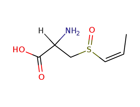 Molecular Structure of 16718-23-3 (3-[(1E)-prop-1-en-1-ylsulfinyl]alanine)
