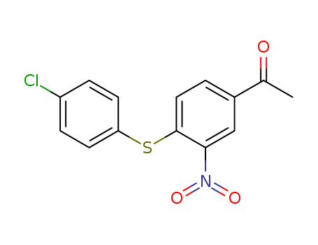 1-[4-(4-chlorophenyl)sulfanyl-3-nitrophenyl]ethanone