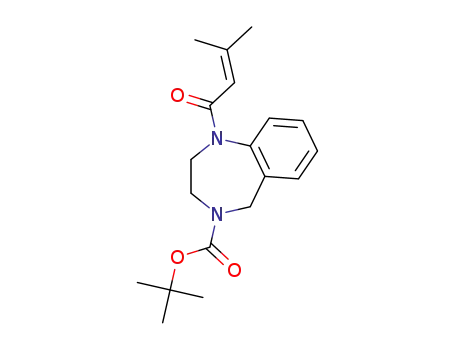 tert-butyl 1-(3-methylbut-2-enoyl)-2,3-dihydro-1H-benzo[e][1,4]diazepine-4(5H)-carboxylate