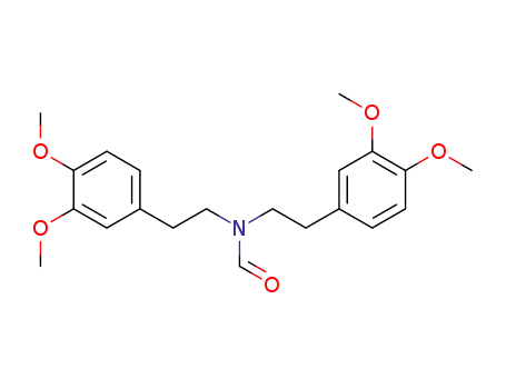 Molecular Structure of 19713-37-2 (N,N-bis[2-(3,4-dimethoxyphenyl)ethyl]formamide)