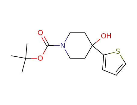 1-Piperidinecarboxylic acid,4-hydroxy-4-(2-thienyl)-,1,1-dimethylethyl ester