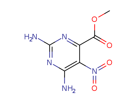 4-Pyrimidinecarboxylicacid, 2,6-diamino-5-nitro-, methyl ester cas  19796-60-2
