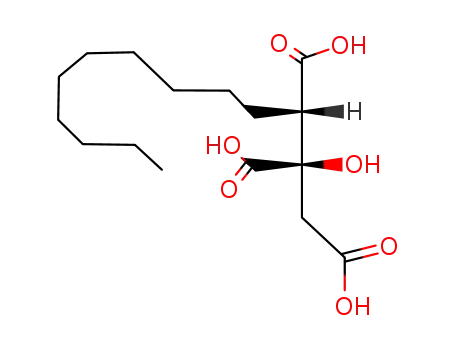 Molecular Structure of 19763-41-8 (2-hydroxytridecane-1,2,3-tricarboxylic acid)