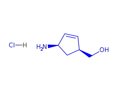 (1S,4R)-4-아미노-사이클로펜트-2-에닐-메탄올염화물