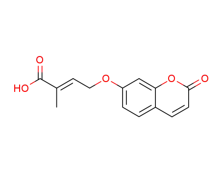 2-メチル-4-[(2-オキソ-2H-クロメン-7-イル)オキシ]ブタ-2-エン酸