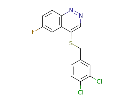 4-((3,4-디클로로벤질)티오)-6-플루오로신놀린