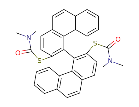 Molecular Structure of 191159-16-7 (Carbamothioic acid, dimethyl-, S,S-4,4-biphenanthrene-3,3-diyl ester)