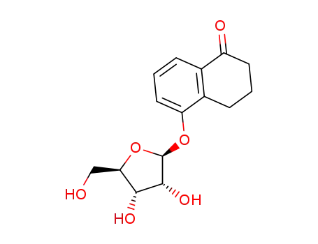 1(2H)-나프탈레논, 3,4-디히드로-5-(.베타.-D-리보푸라노실옥시)-