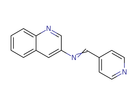 3-Quinolinamine,N-(4-pyridinylmethylene)- cas  16722-43-3