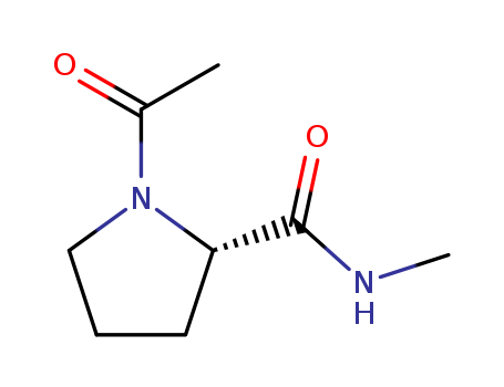 2-PYRROLIDINECARBOXAMIDE,1-ACETYL-N-METHYL-,(2S)-