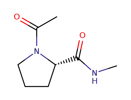 2-Pyrrolidinecarboxamide,1-acetyl-N-methyl-,(2S)-(9CI)