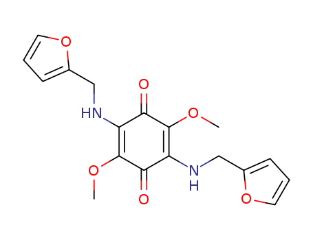 2,5-Cyclohexadiene-1,4-dione,2,5-bis[(2-furanylmethyl)amino]-3,6-dimethoxy- cas  16913-30-7