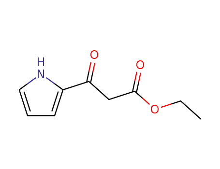 Molecular Structure of 169376-35-6 (ETHYL-2-PYRROLOYL-ACETATE)