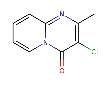 Molecular Structure of 16867-33-7 (3-CHLORO-2-METHYL-4H-PYRIDO[1,2-A]PYRIMIDIN-4-ONE)