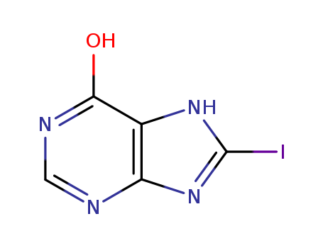 6H-Purin-6-one,1,7-dihydro-8-iodo- cas  19690-20-1
