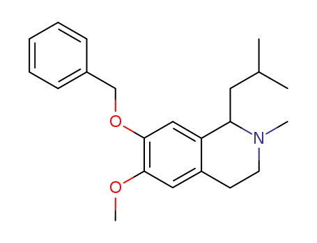 7-benzyloxy-1-isobutyl-6-methoxy-2-methyl-1,2,3,4-tetrahydro-isoquinoline