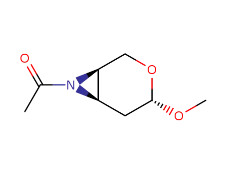 3-Oxa-7-azabicyclo[4.1.0]heptane, 7-acetyl-4-methoxy-, [1R-(1alpha,4alpha,6alpha)]- (9CI)