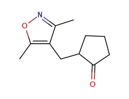 2-[(3,5-ジメチル-4-イソオキサゾリル)メチル]シクロペンタノン