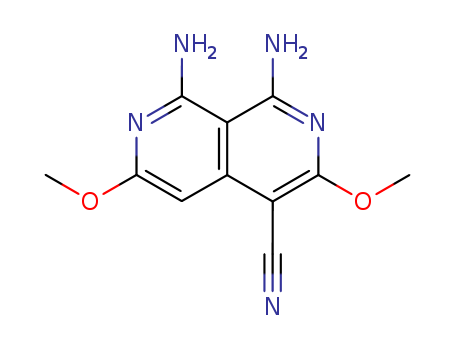 1,8-diamino-3,6-dimethoxy-2,7-naphthyridine-4-carbonitrile