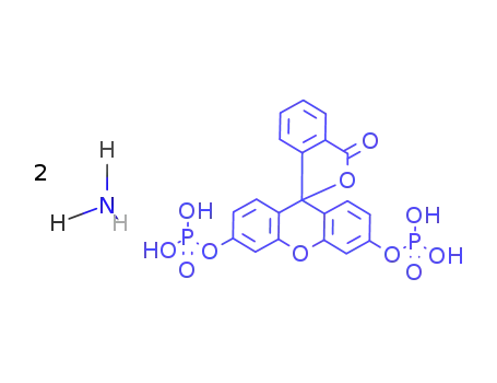 Molecular Structure of 217305-49-2 (FLUORESCEIN DIPHOSPHATE, TETRAAMMONIUM SALT)
