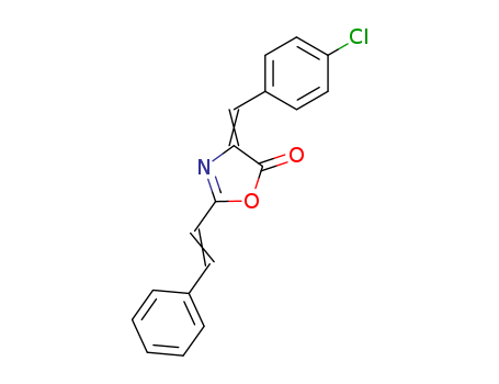 5(4H)-Oxazolone,4-[(4-chlorophenyl)methylene]-2-(2-phenylethenyl)- cas  19508-18-0