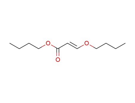 Molecular Structure of 16722-19-3 (2-propenoic acid, 3-butoxy-, butyl ester)