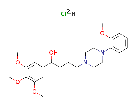 4-[4-(2-methoxyphenyl)piperazin-1-yl]-1-(3,4,5-trimethoxyphenyl)butan-1-ol dihydrochloride