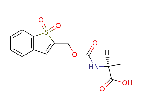 Molecular Structure of 197245-15-1 (N-BSMOC-L-ALANINE)