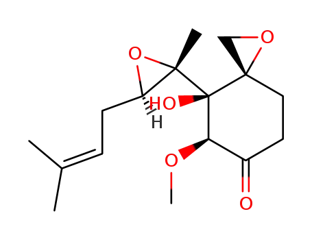 Molecular Structure of 19683-98-8 (ovalicin)
