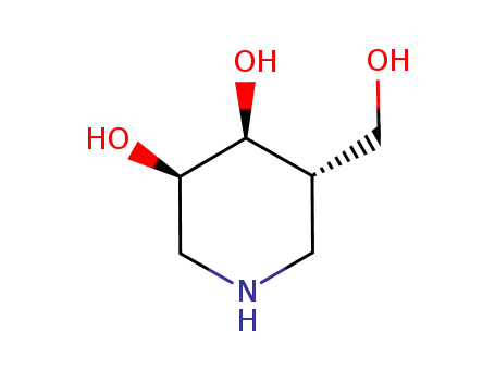 3,4-피페리딘디올, 5-(히드록시메틸)-, (3S,4S,5R)-(9CI)