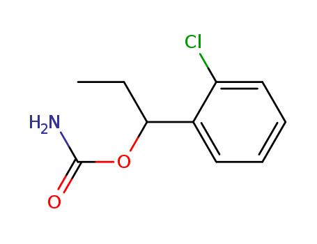 1-(2-chlorophenyl)propyl carbamate