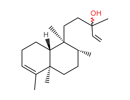 Molecular Structure of 16910-19-3 (α-Vinyl-1,2,3,4,4a,7,8,8a-octahydro-α,1,2,4a,5-pentamethyl-1-naphthalene-1-propanol)