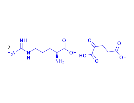Molecular Structure of 16856-18-1 (L-Arginine alpha-ketoglutarate)
