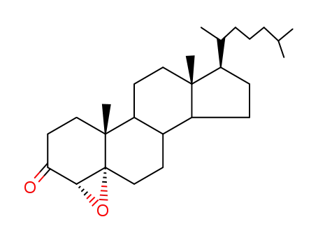 4α,5α-Epoxycholestan-3-on