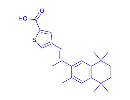 4-[(E)-2-(3,5,5,8,8-pentamethyl-6,7-dihydronaphthalen-2-yl)prop-1-enyl]thiophene-2-carboxylic acid