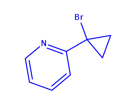 피리딘, 2-(1-브로모사이클로프로필)-(9CI)