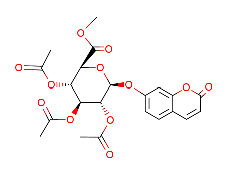 7-Hydroxy Coumarin 2,3,4-Tri-O-acetyl-b-D-glucuronide Methyl Ester