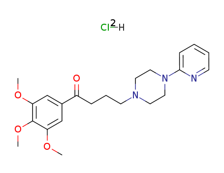 4-(4-pyridin-1-ium-2-ylpiperazin-1-ium-1-yl)-1-(3,4,5-trimethoxyphenyl)butan-1-one dichloride