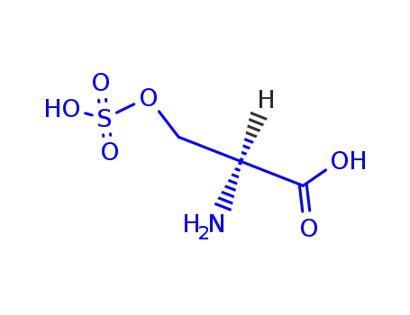 Molecular Structure of 626-69-7 (H-SER(SO3H)-OH)