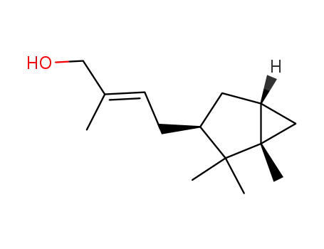 (E)-2-methyl-4-((1S,3S,5R)-1,2,2-trimethylbicyclo[3.1.0]hexan-3-yl)but-2-en-1-ol