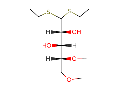 Xylose,4,5-di-O-methyl-, diethyl mercaptal, D- (8CI) cas  16885-44-2