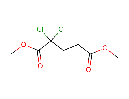Molecular Structure of 42964-50-1 (dimethyl 2,2-dichloro-1,5-pentanedioate)