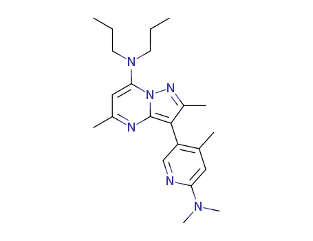Pyrazolo[1,5-a]pyrimidin-7-amine,3-[6-(dimethylamino)-4-methyl-3-pyridinyl]-2,5-dimethyl-N,N-dipropyl-