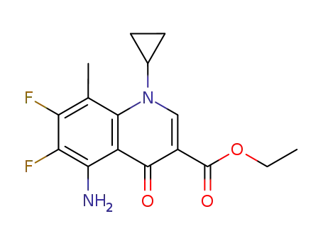 5-Amino-1-cyclopropyl-6,7-difluoro-8-methyl-4-oxo-1,4-dihydroquinoline-3-carboxylic acid ethyl ester