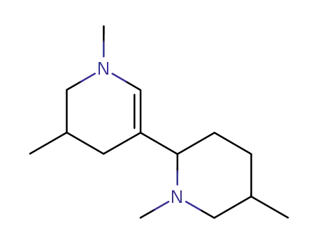 1,1',5,5'-Tetramethyl-3-(2'-piperidyl)-1,4,5,6-tetrahydropyridin