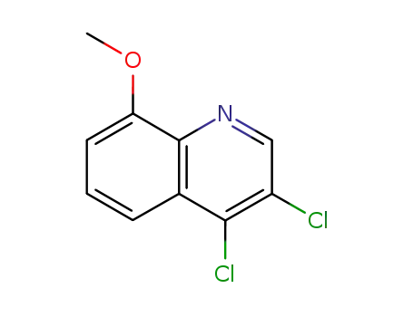 Molecular Structure of 16797-43-6 (3,4-Dichloro-8-methoxyquinoline)