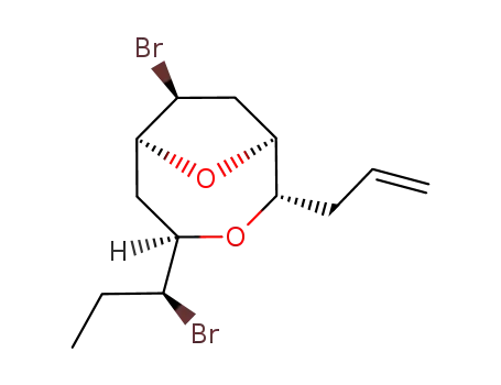 2-allyl-7-bromo-4-(1-bromo-propyl)-3,9-dioxa-bicyclo[4.2.1]nonane